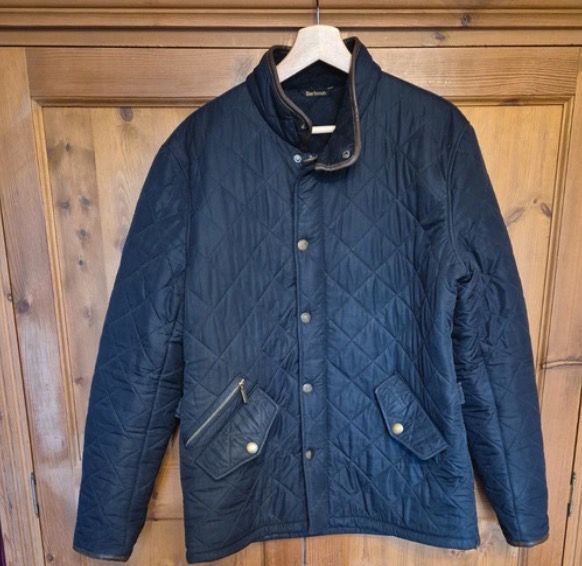 Barbour Barbour Navy Quilted Jacket Size M product image